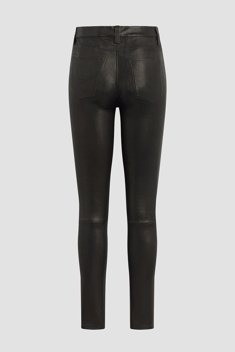 Barbara High-Rise Super Skinny Leather Pant