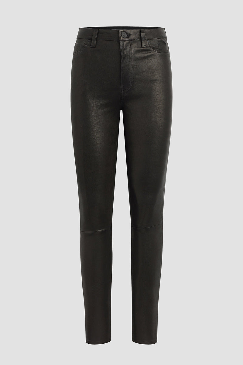 Barbara High-Rise Super Skinny Leather Pant