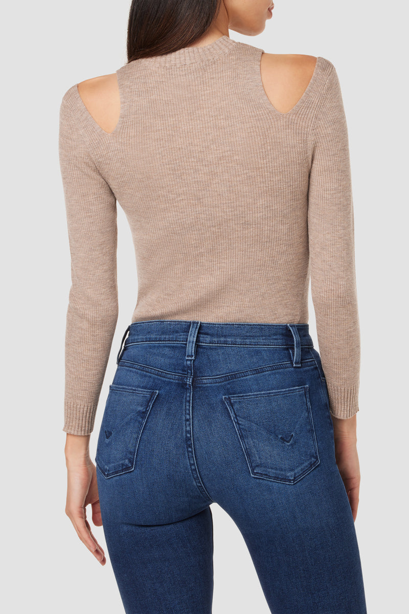 Cut Out Long Sleeve Sweater