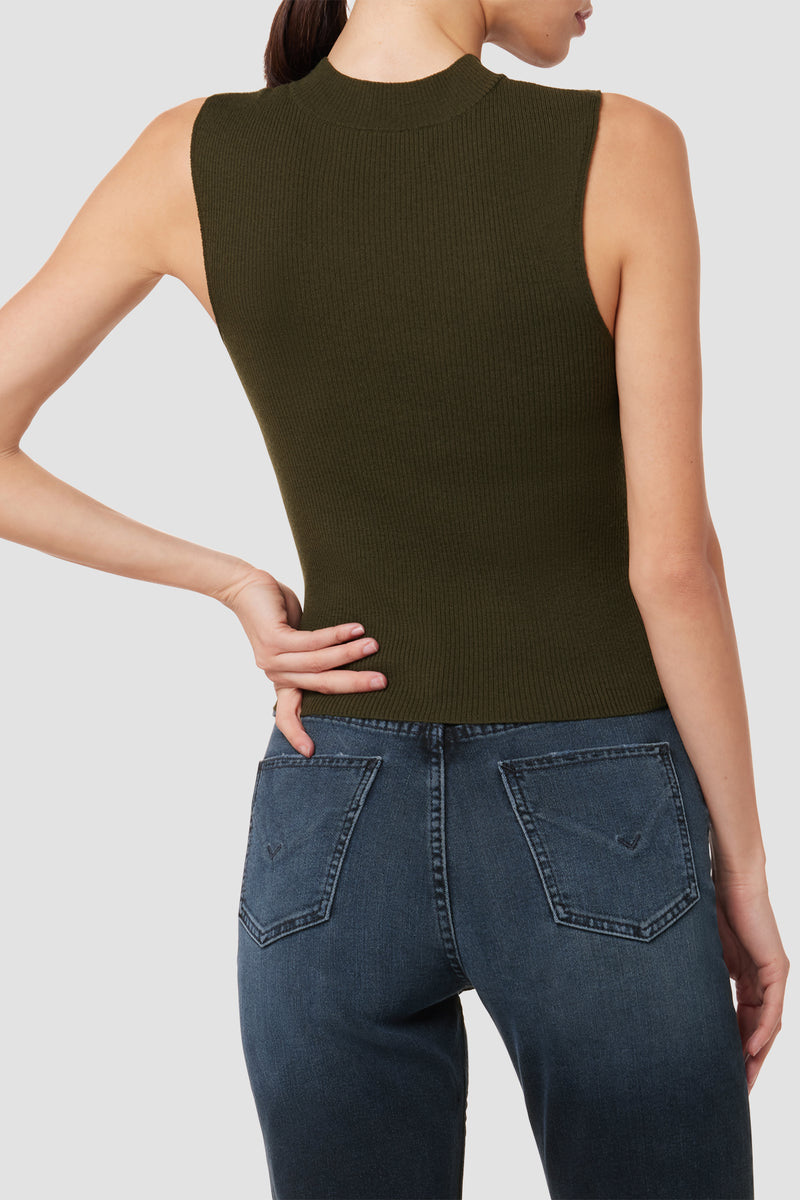 Mock Neck Sweater Tank