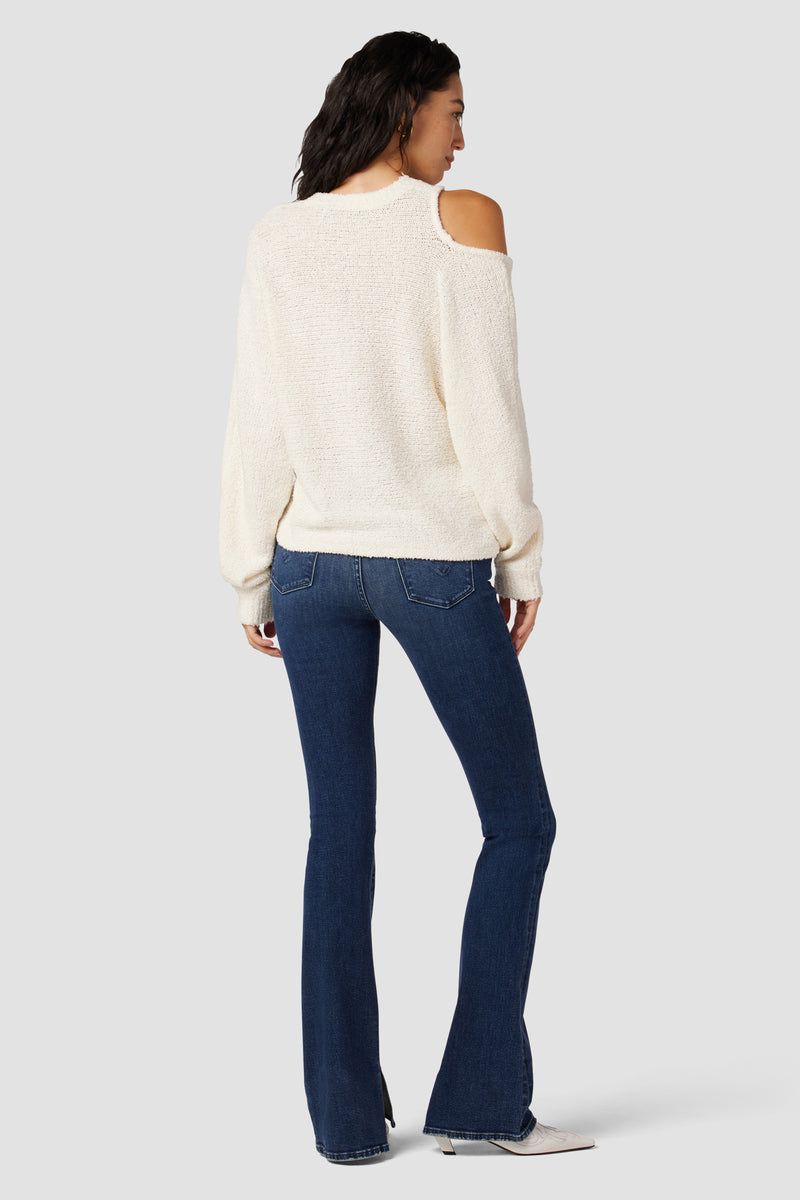 Crew Neck Cut Out Sweater