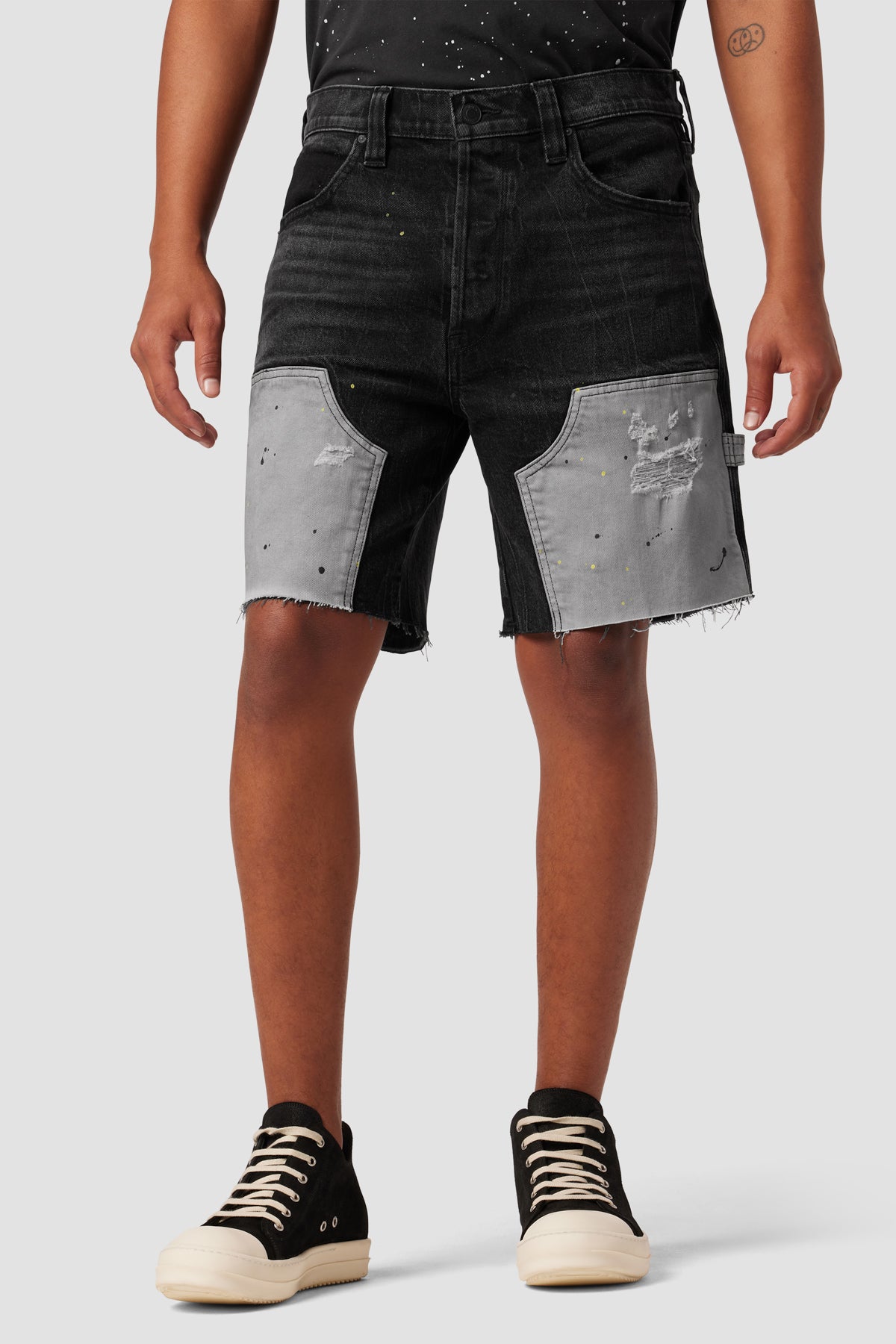 Hudson Men's Carpenter Cut-Off Jean Shorts