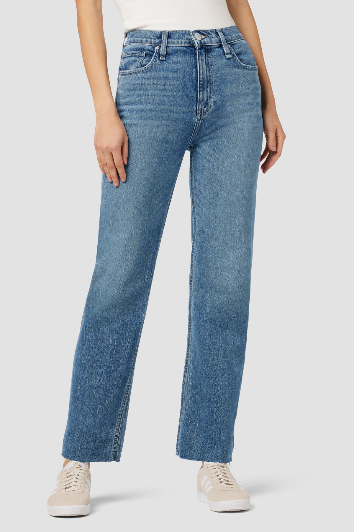 Remi High-Rise Straight Jean | Premium Italian Fabric | Hudson Jeans