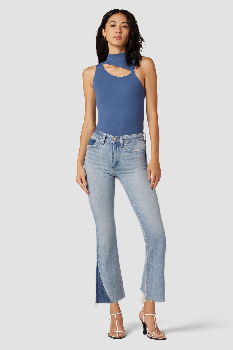 Barbara High-Rise Bootcut Crop Jean