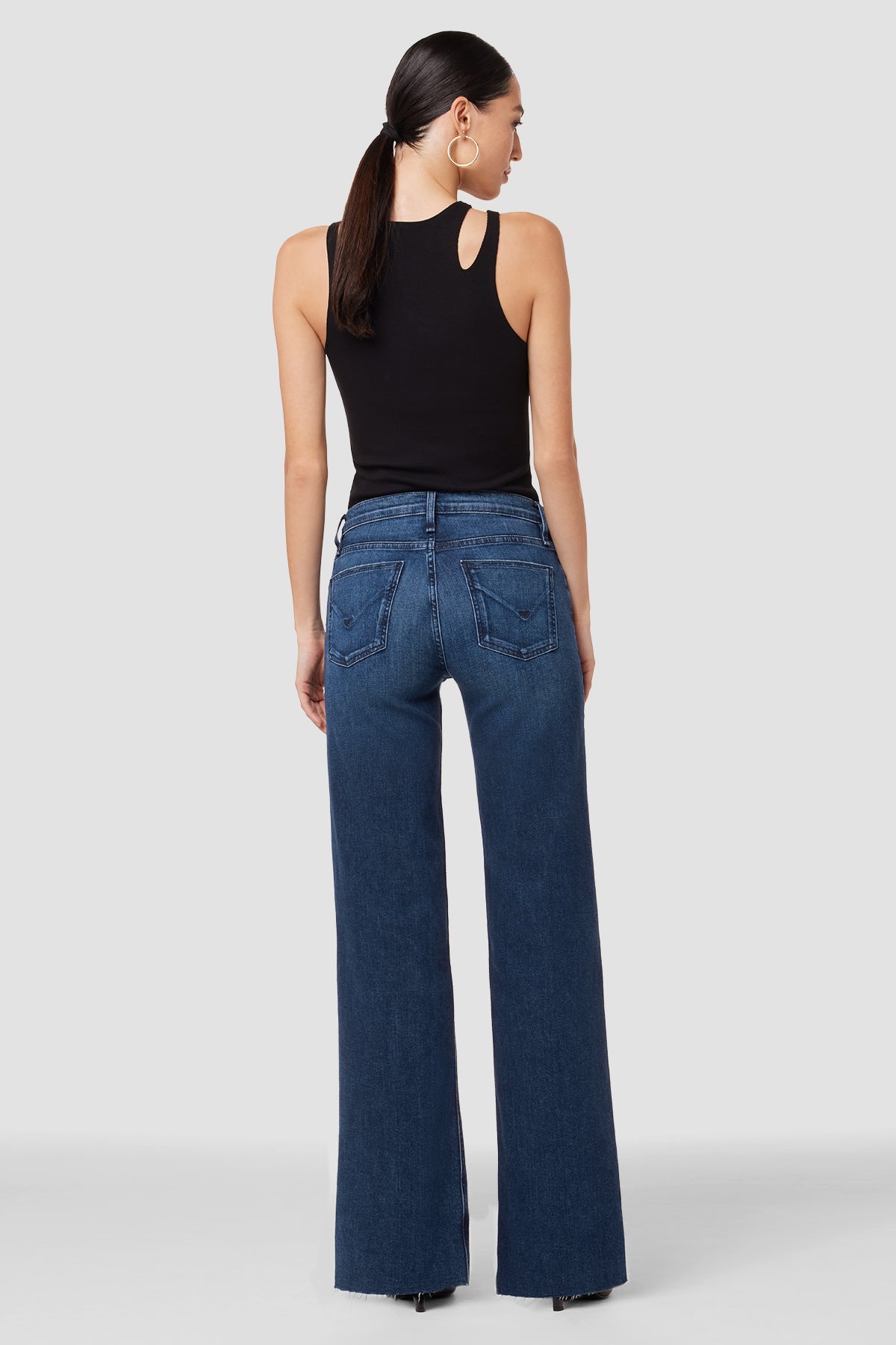 Rosie High-Rise Wide Leg Jean | Premium Italian Fabric