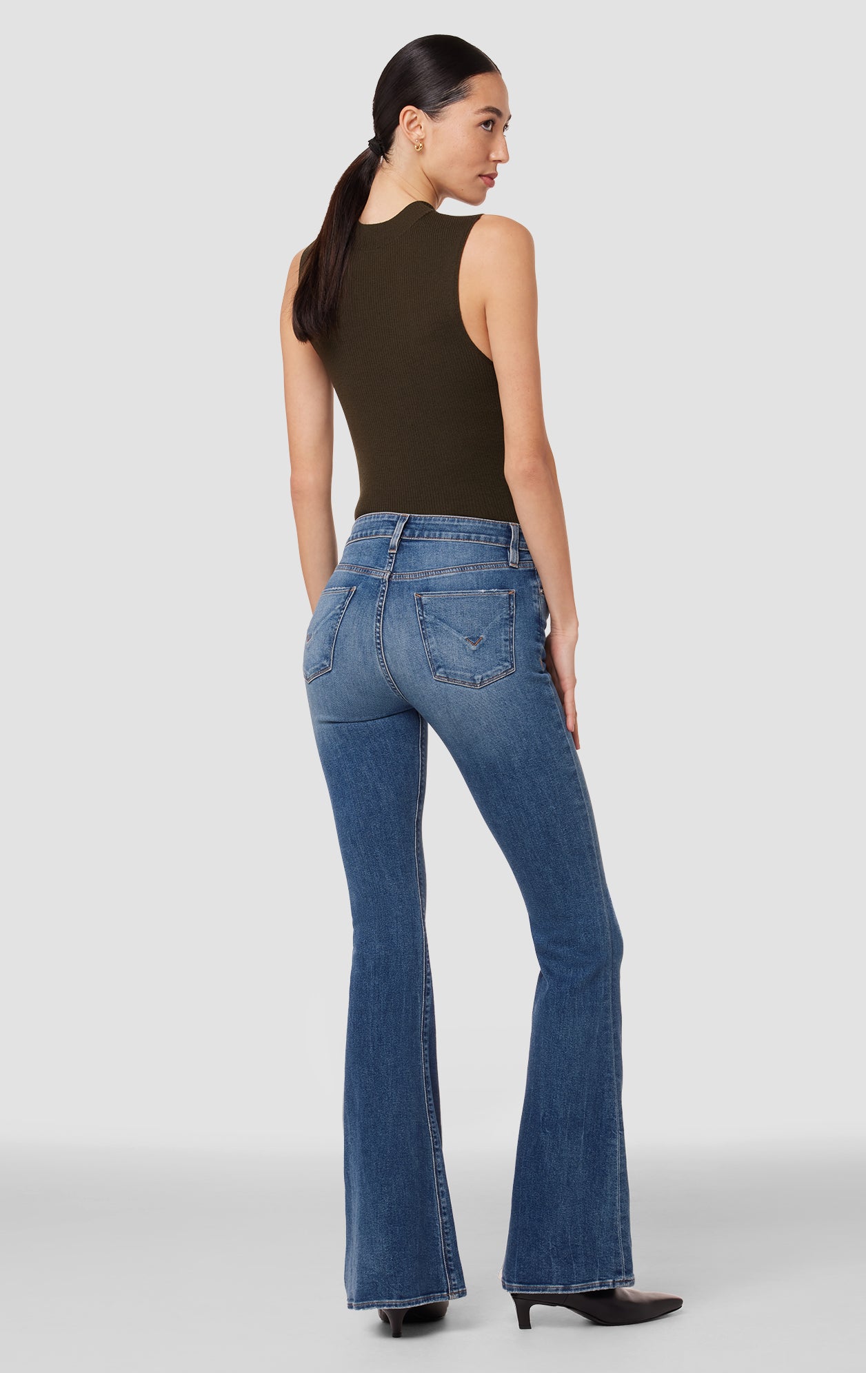 High Rise Flare Jeans