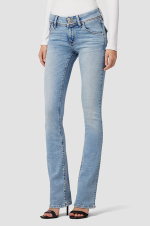 Beth Mid Rise Baby Bootcut Jean Premium Italian Fabric