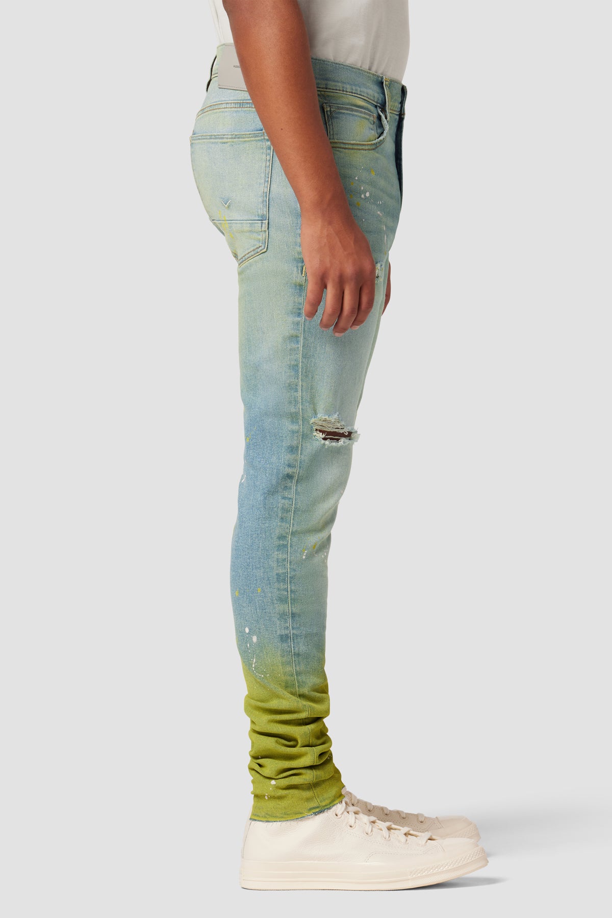 FOCUS DENIM BABY BLUE SUPER SKINNY STACKED