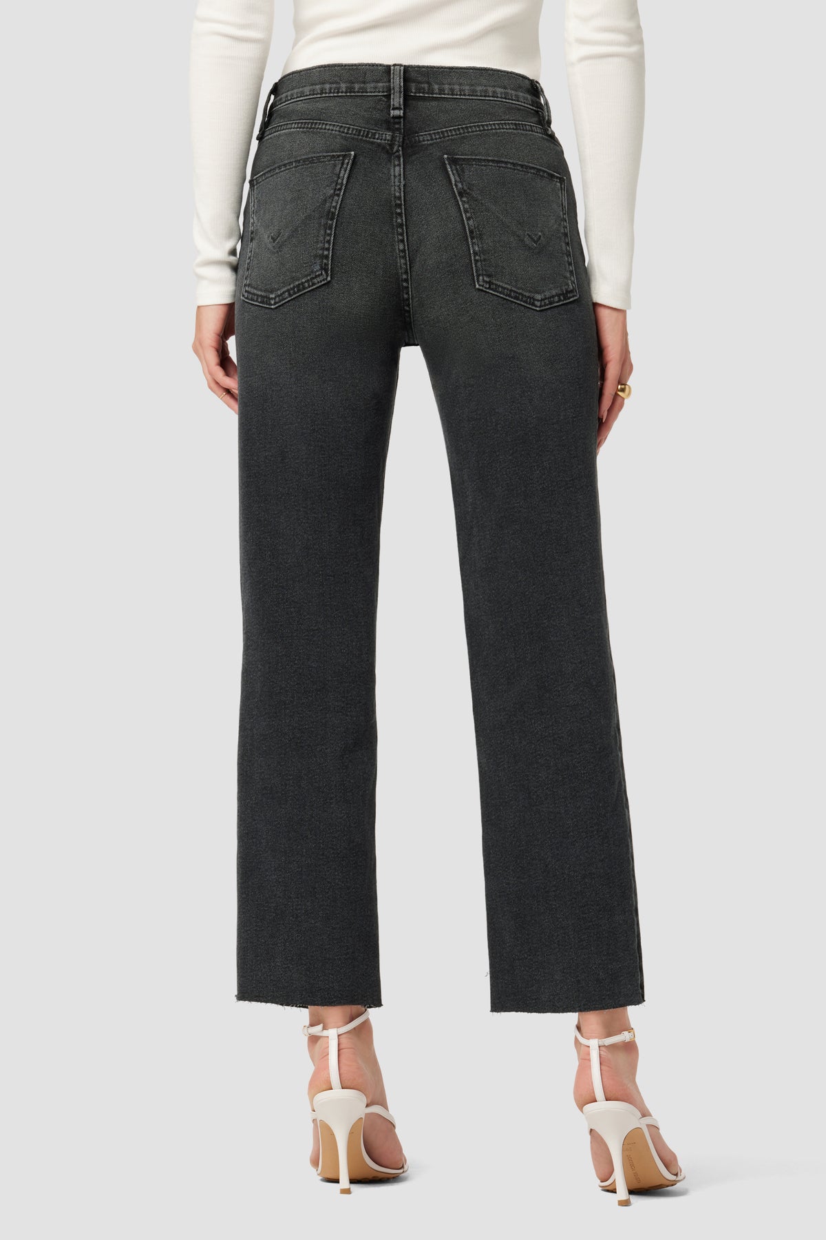 Remi High-Rise Straight Crop Jean | Premium Italian Fabric
