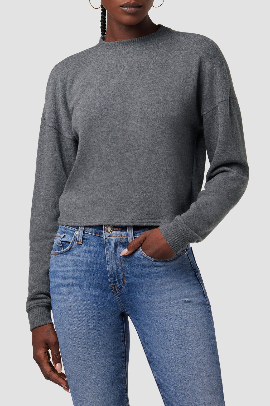 Twist Back Long-Sleeve Sweatshirt