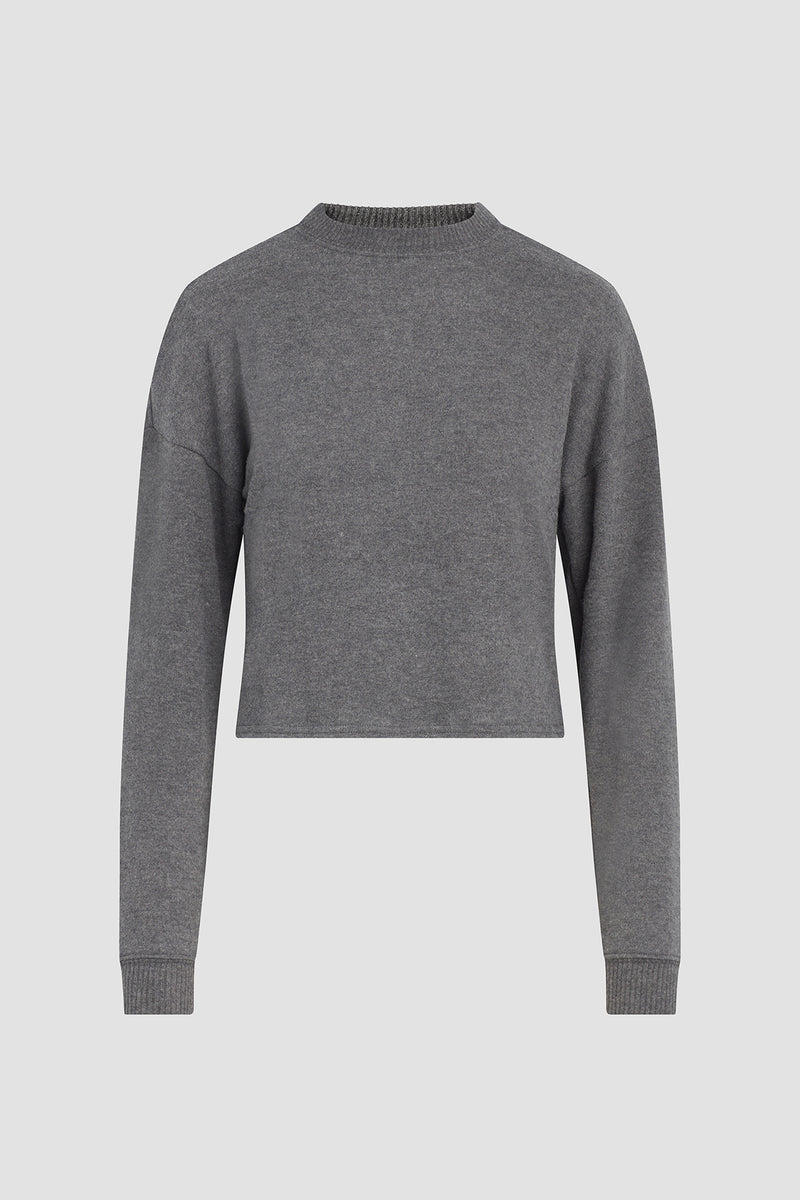 Twist Back Long-Sleeve Sweatshirt