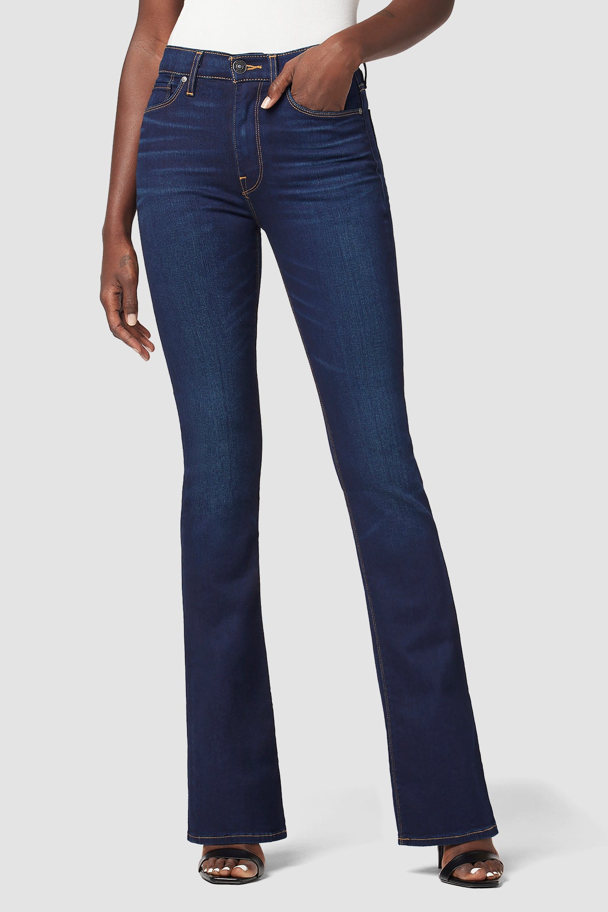 Barbara High-Rise Bootcut Petite Jean | Premium Italian Fabric