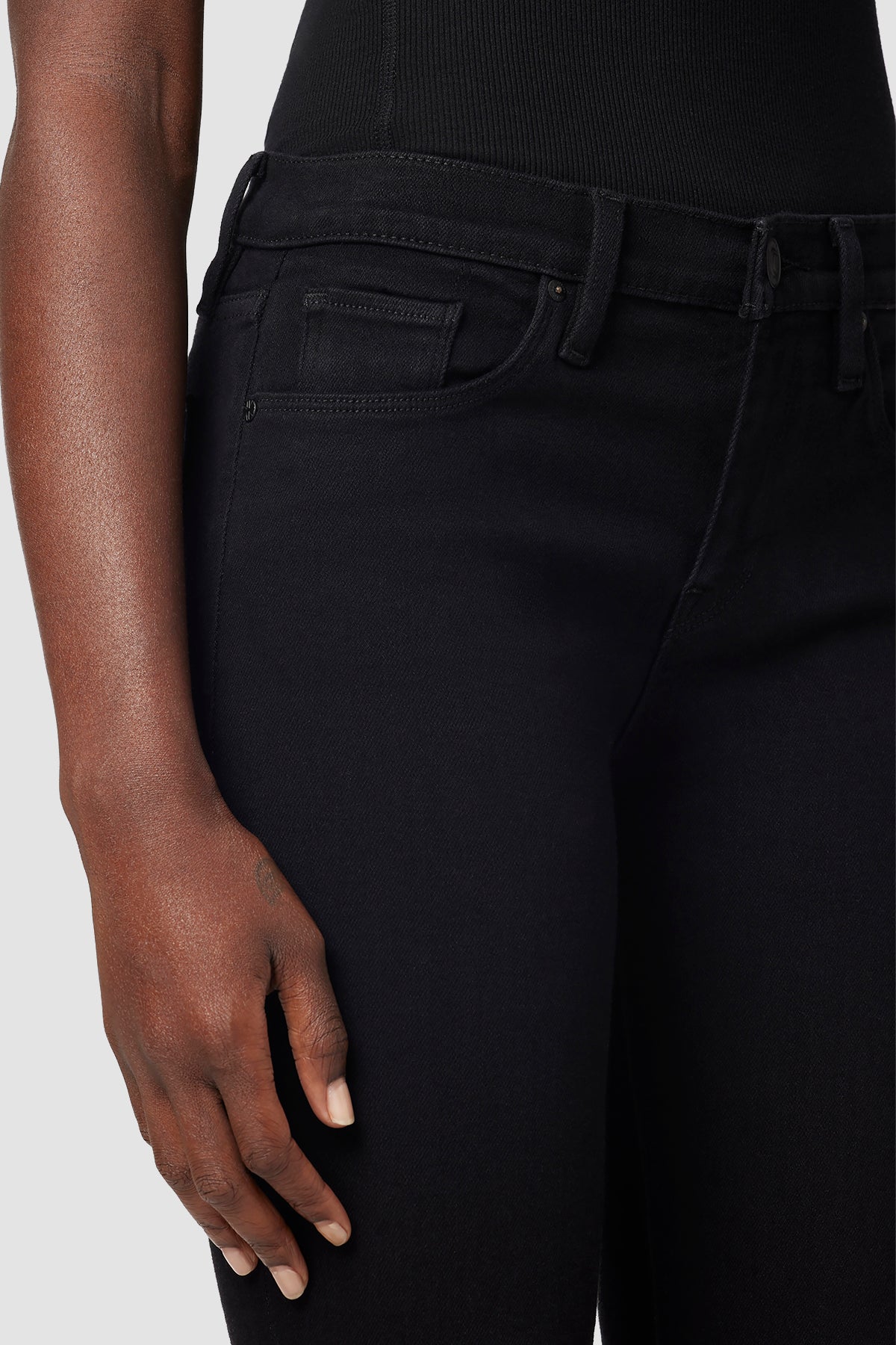Denim Co Jeans Womens 28 Black Super Skinny Ultra Soft Dark Wash Mid Rise