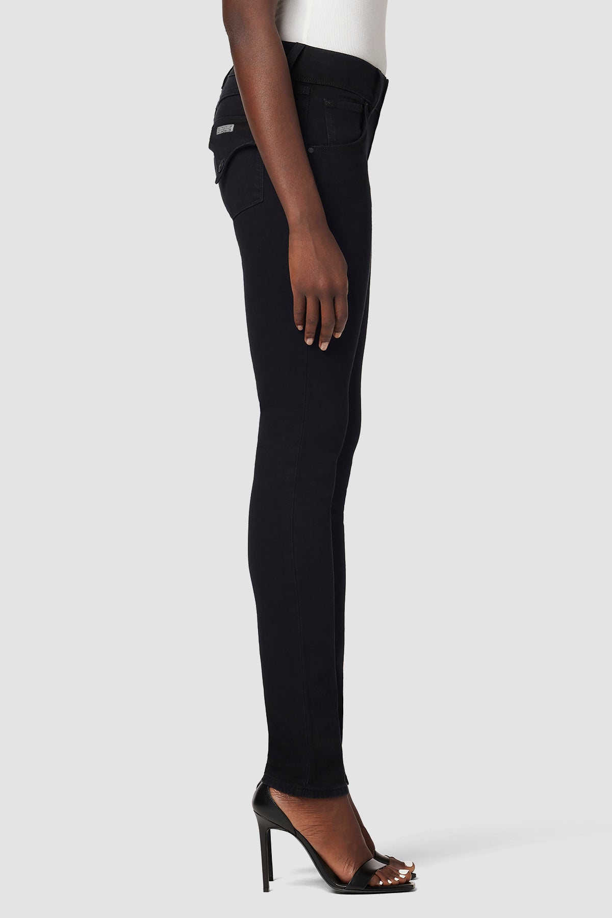 Nina High-Rise Skinny Jeans in Black | rag & bone