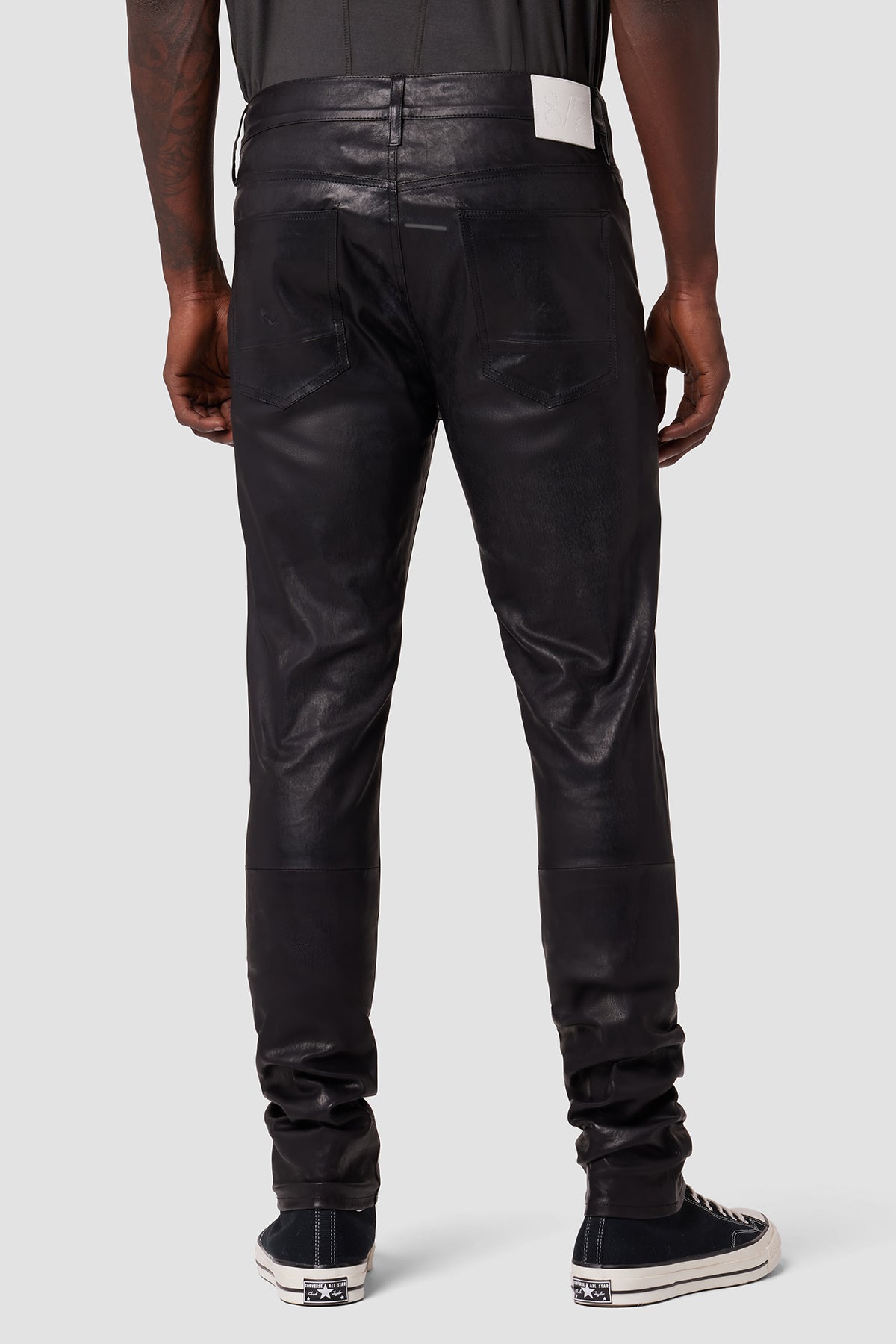 Hudson leather hotsell jeans